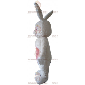 Miękki biało-różowy pluszowy kostium króliczka BIGGYMONKEY™ -