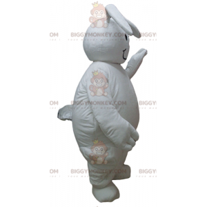 Cute Big Plump White Rabbit BIGGYMONKEY™ Mascot Costume -
