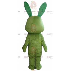 Αστεία και ιδιόμορφη στολή μασκότ BIGGYMONKEY™ All Green Rabbit