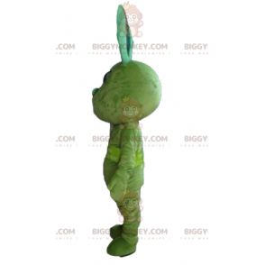 Costume mascotte BIGGYMONKEY™ di coniglio verde divertente ed