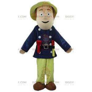 Disfraz de mascota Explorer Man BIGGYMONKEY™ con sombrero