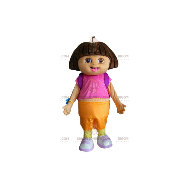 Dora Explorer Kuuluisa sarjakuvatyttö BIGGYMONKEY™ maskottiasu