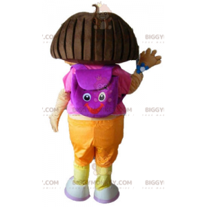 Disfraz de mascota BIGGYMONKEY™ de Dora la exploradora, famosa