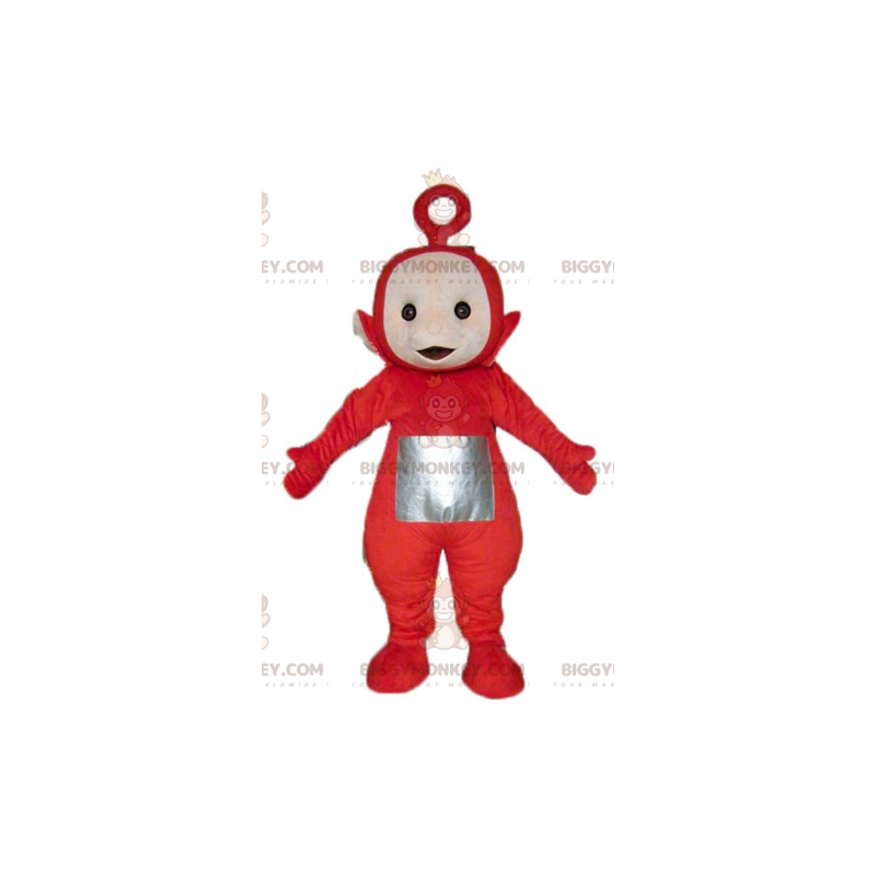 Traje de mascote BIGGYMONKEY™ para os famosos teletubbies