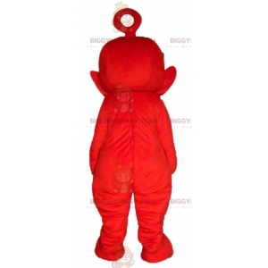 Costume de mascotte BIGGYMONKEY™ de Po le Télétubbies rouge de