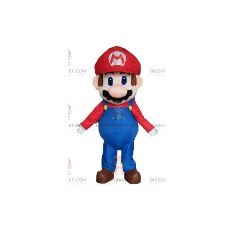 Mario beroemd videogamekarakter BIGGYMONKEY™ mascottekostuum -