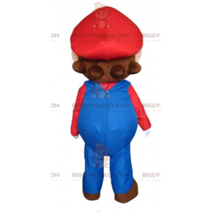 Costume della mascotte di Mario famoso personaggio dei