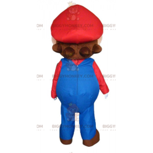 Mario beroemd videogamekarakter BIGGYMONKEY™ mascottekostuum -