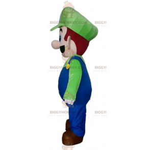 BIGGYMONKEY™ mascot costume of Luigi famous video game