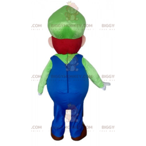 BIGGYMONKEY™ mascot costume of Luigi famous video game