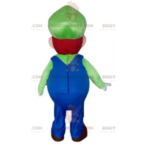 BIGGYMONKEY™ maskotkostume af Luigi berømte videospilkarakter -