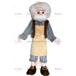 Costume de mascotte BIGGYMONKEY™ de Geppetto personnage de