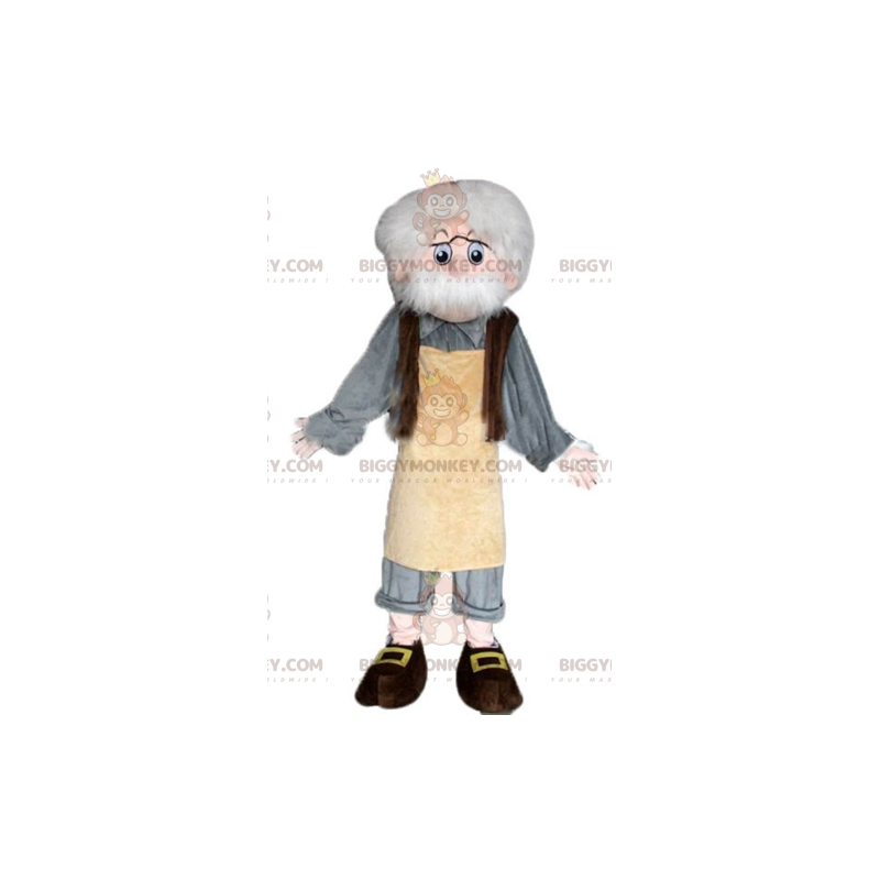 Costume de mascotte BIGGYMONKEY™ de Geppetto personnage de