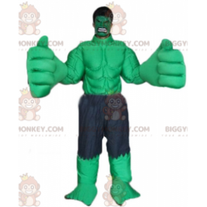 Kostým maskota BIGGYMONKEY™ od slavného zeleného Hulka od
