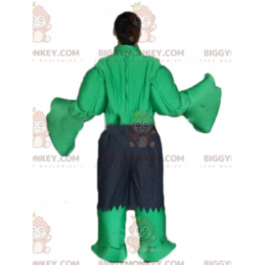 Disfraz de mascota BIGGYMONKEY™ del famoso Hulk verde de Marvel