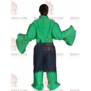Traje de mascote BIGGYMONKEY™ do famoso Hulk verde da Marvel –