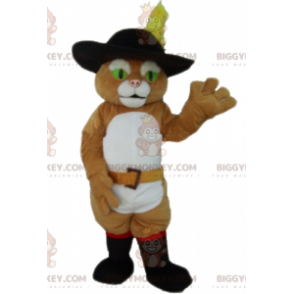 Costume de mascotte BIGGYMONKEY™ du chat botté personnage de