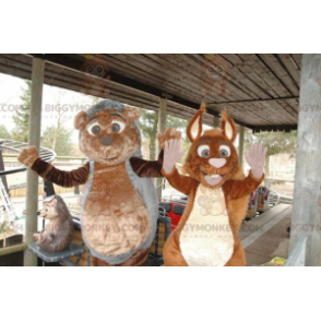 BIGGYMONKEY™s hedgehog and squirrel mascot – Biggymonkey.com