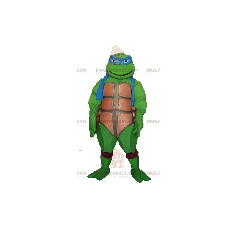 Leonardos berømte Blue Turtle Mascot Costume BIGGYMONKEY™ fra