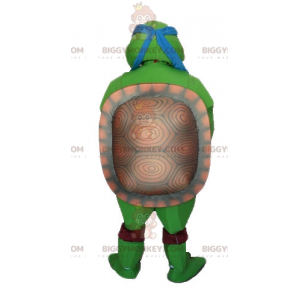 Leonardo's beroemde blauwe schildpad mascottekostuum