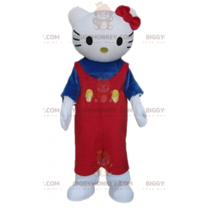 Hello Kitty berömd tecknad katt BIGGYMONKEY™ maskotdräkt -
