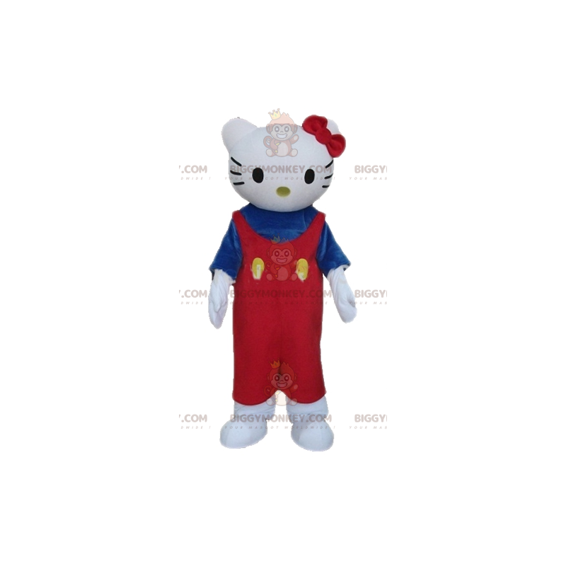 Costume de mascotte BIGGYMONKEY™ d'Hello Kitty chat de dessin