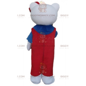 Costume de mascotte BIGGYMONKEY™ d'Hello Kitty chat de dessin