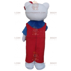 Costume de mascotte BIGGYMONKEY™ d'Hello Kitty chat de dessin