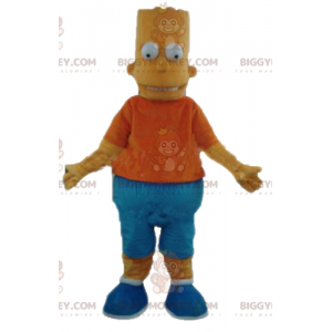 Costume de mascotte BIGGYMONKEY™ de Bart personnage jaune des