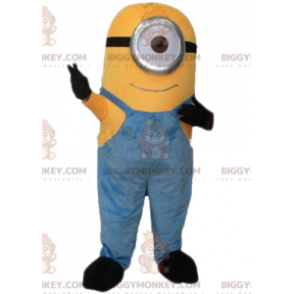 Cartoon geel karakter Minion BIGGYMONKEY™ mascottekostuum -