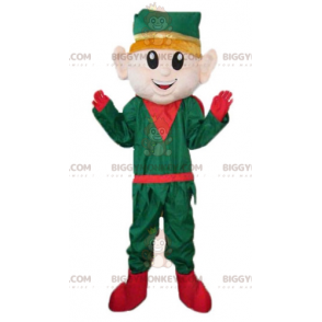 BIGGYMONKEY™ Disfraz de mascota de duende navideño en traje