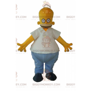 Κοστούμι μασκότ Homer Simpson διάσημος χαρακτήρας κινουμένων