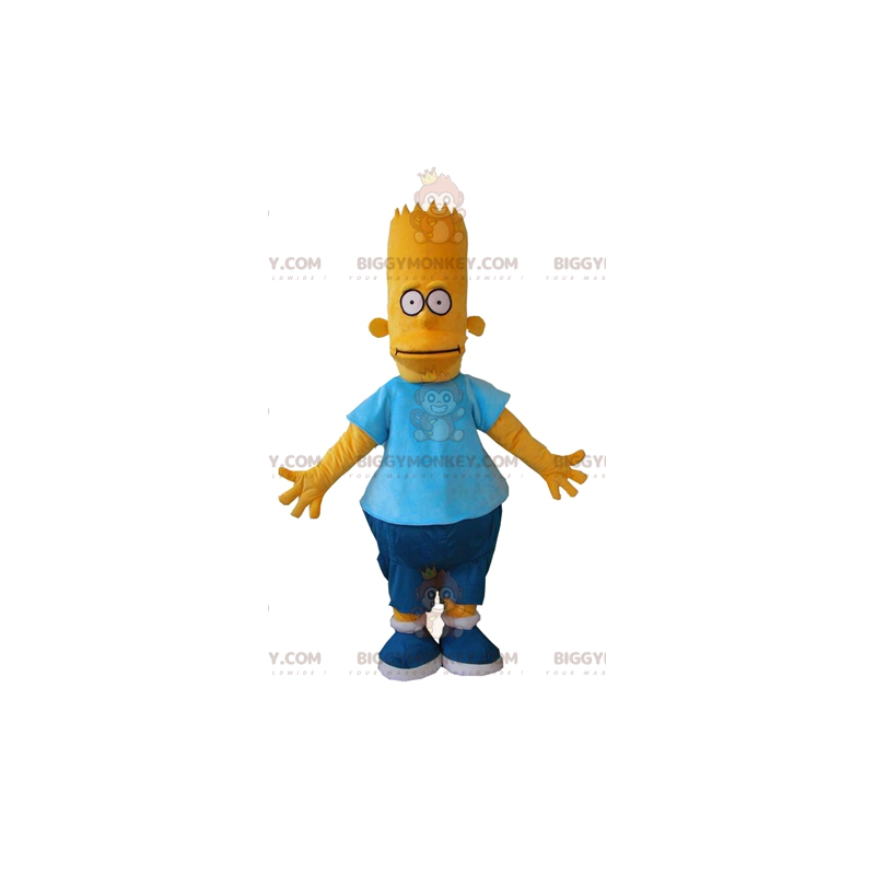 Bart Simpson Maskottchenkostüm der berühmten Zeichentrickfigur