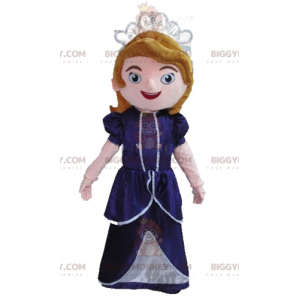 Costume de mascotte BIGGYMONKEY™ de reine de princesse de