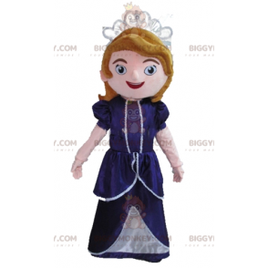 Tegnefilm Prinsesse Dronning BIGGYMONKEY™ maskotkostume -