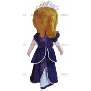 Costume della mascotte della principessa regina dei cartoni