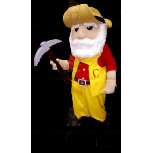 Mijnwerker Bearded Gold Digger BIGGYMONKEY™ mascottekostuum -