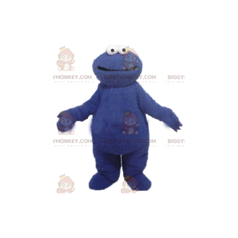 Costume de mascotte BIGGYMONKEY™ de monstre bleu de Grover de