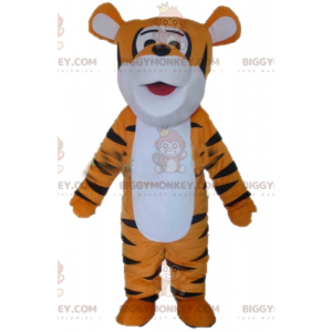 Disfraz de mascota Tigger Orange White and Black Tiger