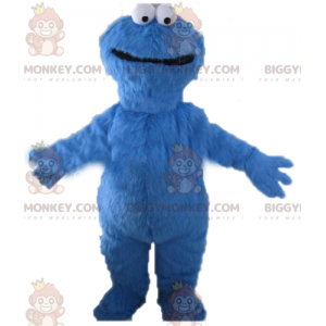 Costume della mascotte del famoso mostro blu di Sesame Street