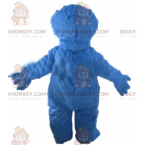 Fantasia de mascote BIGGYMONKEY™ do famoso monstro azul da Vila