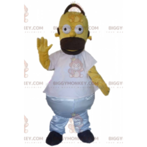 Homer Simpson Beroemd stripfiguur BIGGYMONKEY™ mascottekostuum