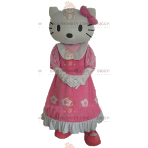 Hello Kitty berömd tecknad katt BIGGYMONKEY™ maskotdräkt -