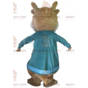 Traje de mascote de esquilo marrom BIGGYMONKEY™ de Alvin e os