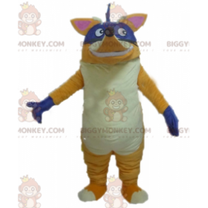 BIGGYMONKEY™ Maskottchenkostüm von Swiper, dem berühmten Fuchs