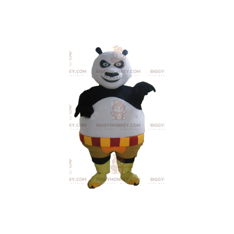 BIGGYMONKEY™ mascot costume of Po the famous panda from the