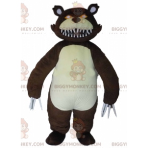 Fierce Grizzly Bear Big Claws BIGGYMONKEY™ Mascot Costume -