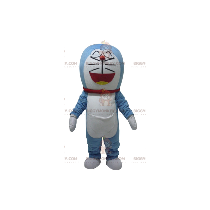 Costume de mascotte BIGGYMONKEY™ de Doraemon chat bleu de manga