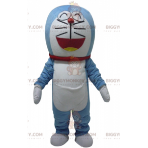 Costume de mascotte BIGGYMONKEY™ de Doraemon chat bleu de manga