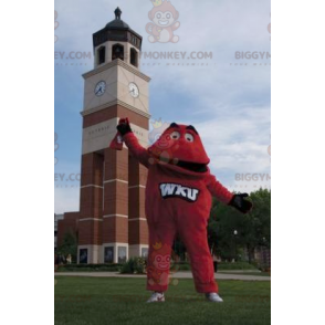 Little Red Monster Red Man BIGGYMONKEY™ Mascot Costume –